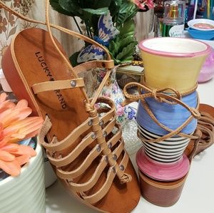 Lucky Brand Strappy Sandals NWOT!